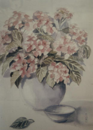 aquarel; Bloemen 10